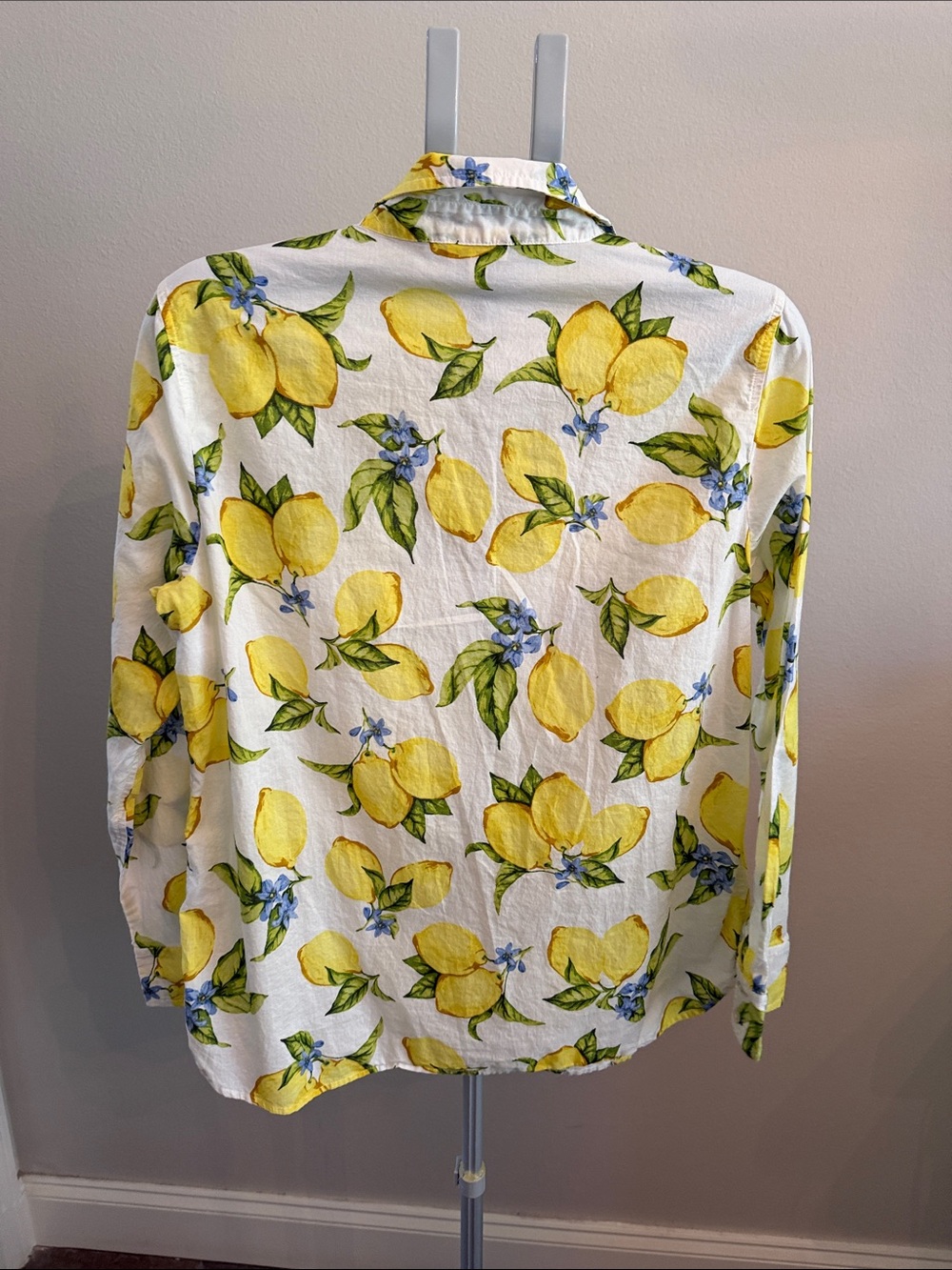 Talbots Luscious 🍋 Lemon Button-Down Shirt - Picture 4 of 11